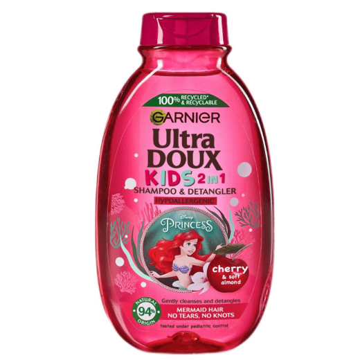 شامبو وبلسم الترا دو 2 في 1 للأطفال برائحه الكرز- من غارنييه